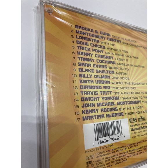 Totally Country - Music CD - Various Artists -  2002-02-05 - RCA - New Sealed - Picture 4 of 5